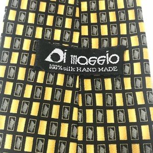 Di Moggio Black and Yellow Necktie